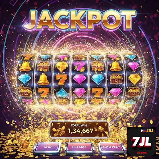 An array of online slot games available on 7jl - 7jl